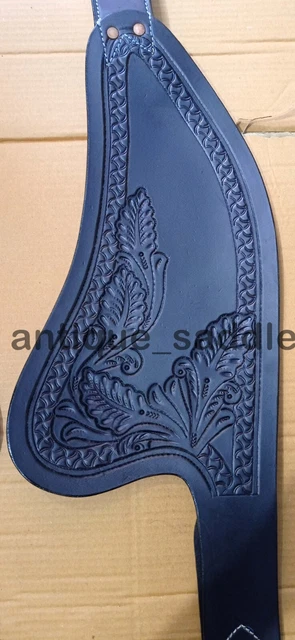 Ensemble de paires de garde-boue en cuir de rechange pour selle Western Horse