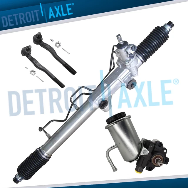 COMPLETE POWER STEERING Pump Rack and Pinion Tie Rods for Toyota