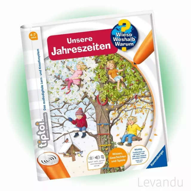 RAVENSBURGER tiptoi® Buch - Wieso? Weshalb? Warum? - Unsere Jahreszeiten - NEU