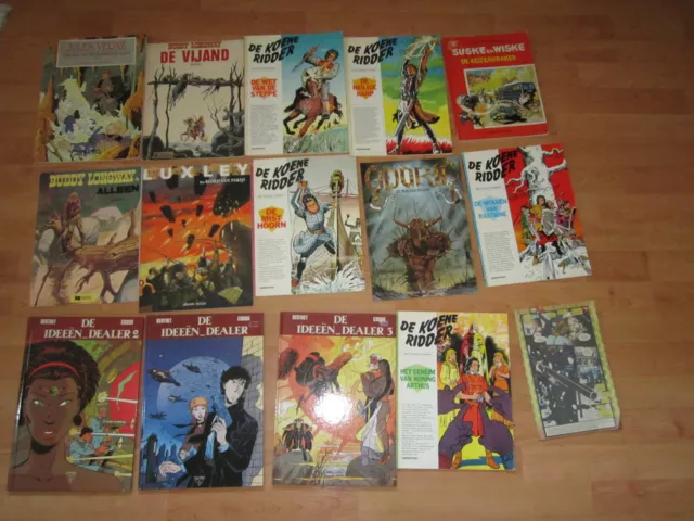 15 x Comic Niederlande Holland de koene Ridder Ideeen Dealer  Sammlung