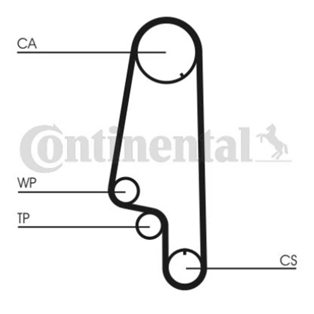 Courroie De Distribution CONTITECH CT1167 - Pièce Auto De Qualité Pour Moteurs Spécifiques