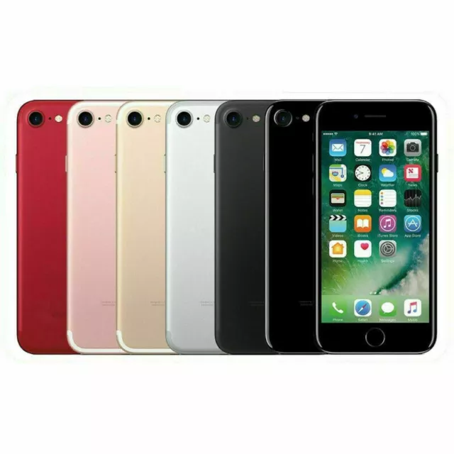 Apple iPhone 7 - 32GB 128GB 256GB-Unlocked SIM Free Smartphone Colours Very Good