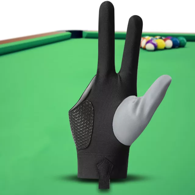 Full-Finger Billiards Gloves Left/Right Hand Billiard Pool Gloves for Men Women