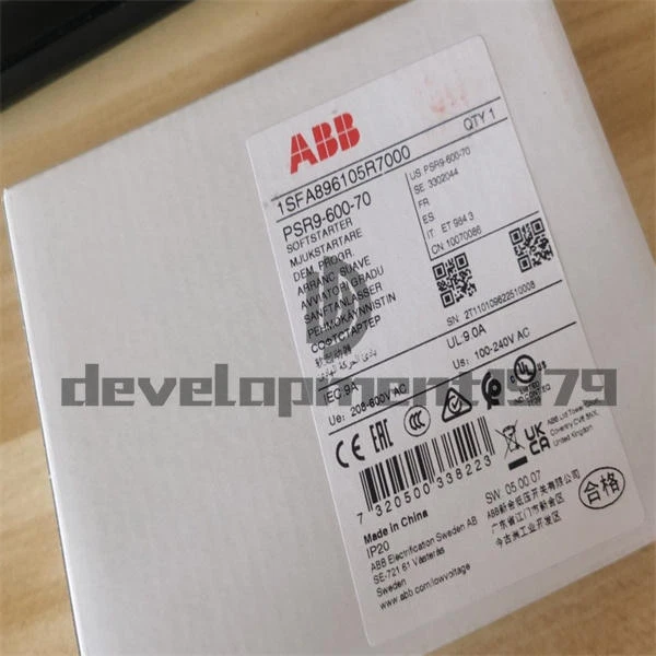 ONE NEW ABB PSR9-600-70 1SFA896105R7000 Soft Starter