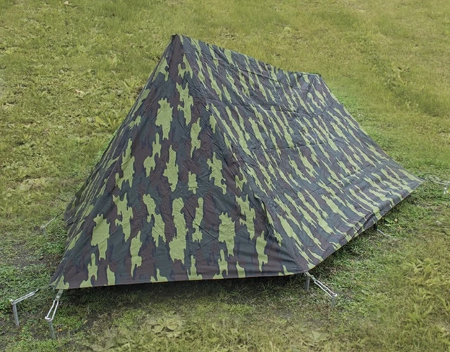 Belgian m56 military army two man tent with floor tent outdoor camping