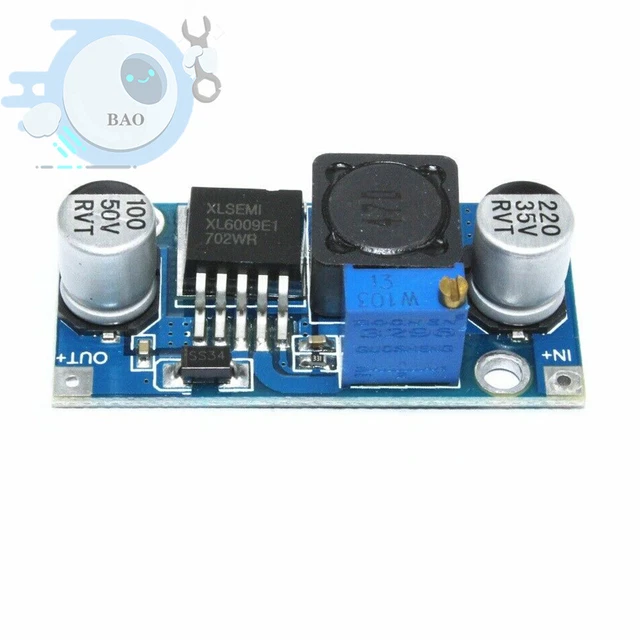 DC-DC XL6009E1 Adjustable Step-up Power Boost Voltage Converter Module 3V~32V