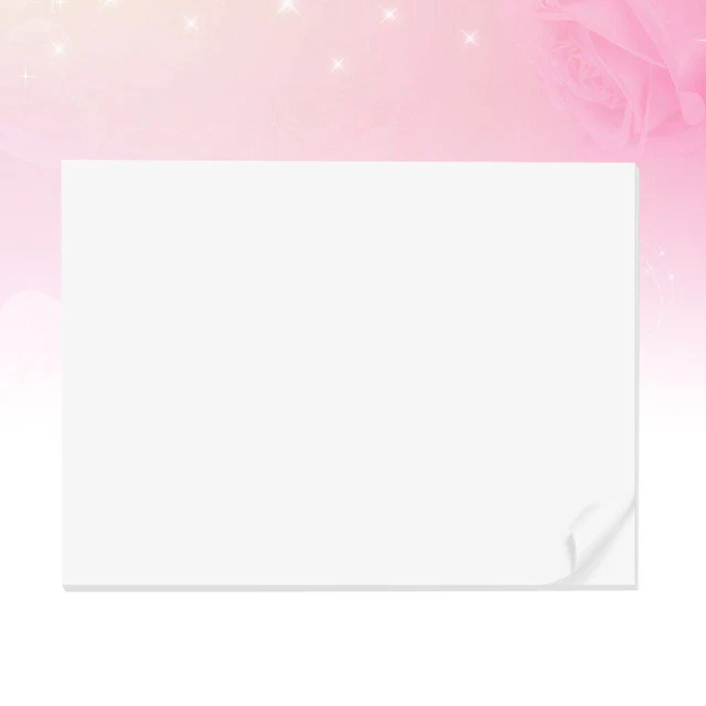 100 hojas de papel de dibujo A3 hojas papel de boceto sin ácido
