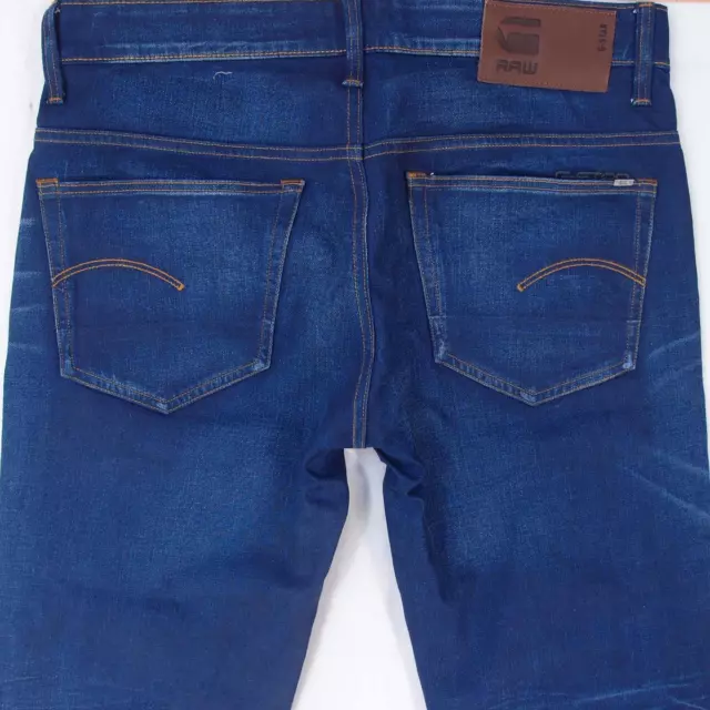 MENS G-STAR 3301 LOOSE Stretch Relaxed Straight Blue Jeans W32 L32 $43. ...