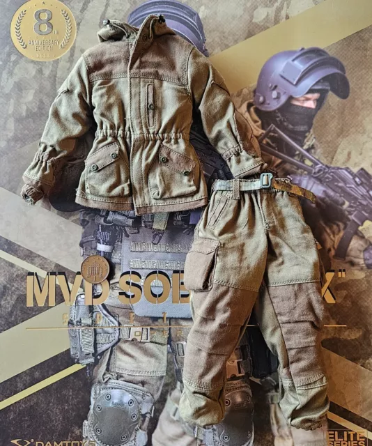 DAMTOYS Russian Spetsnaz MVD SOBR LYNX Jacket & Pants loose 1/6th scale