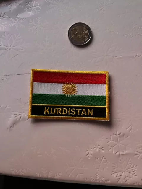 Flaggen Aufnäher Patch Kurdistan Fahne Flagge