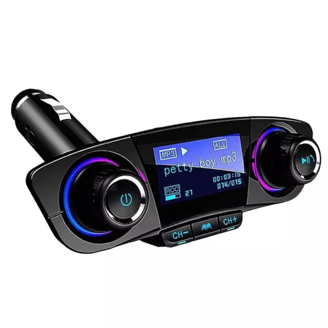Bluetooth Car SUV FM Transmitter MP3 Player Hands free Adapter Kit USB Charger