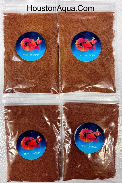 2 Oz High Protein GUPPY,BETTA, Frys Food "O.range Wean 3/5" - High Quality FOOD