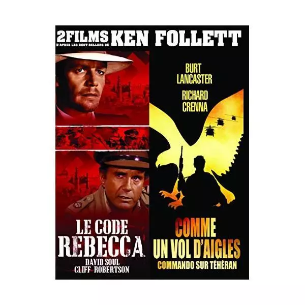DVD - Coffret Ken Follett : Le Code Rebbeca + Comme un vol d'aigles