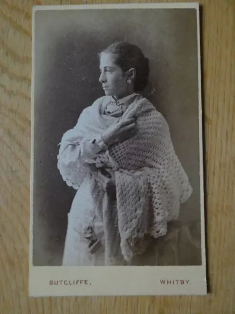 1877 CDV Photo by Frank Meadow Sutcliffe of Whitby 'Hetty'