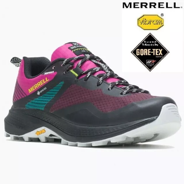 Merrell Mqm 3 Gtx Gore-Tex Womens Walking Hiking Shoes Hiking Vibram Trainers Sz