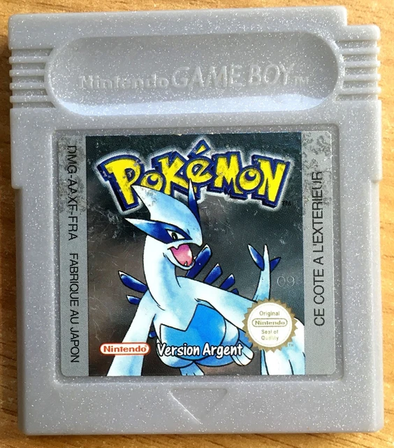 Pokémon Version Argent Sur Game Boy / Color - Cartouche FRANCAISE - Bon état