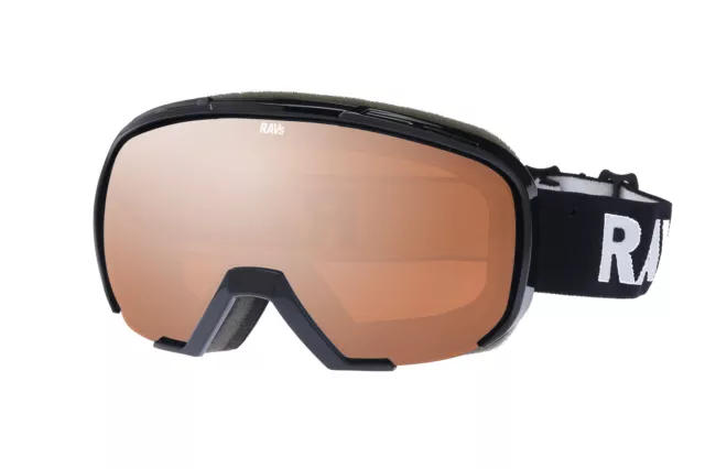 Ravs Schutzbrille AUCH für Brillenträger Skibrille Snowboardbrille Schneebrille