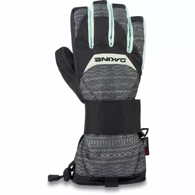 Dakine Womens Wristguard Gloves Hoxton Grey Mint NEW Wrist Guard ski snowboard