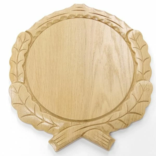 Placa de Jabalí Tallado Roble Claro Af 19 CM Tablero Keiler Gewaffbrett Placa