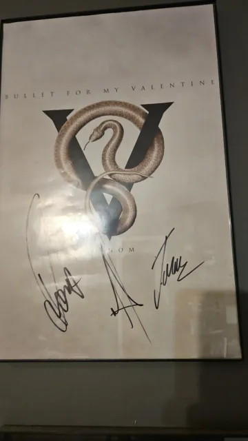 bullet for my valentine signed Poster