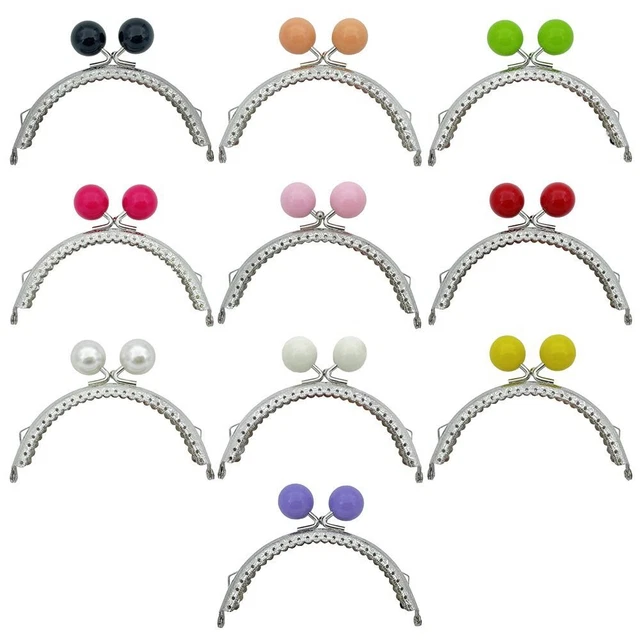 Bag Hardware Purse Frame Kiss Clasp Candy Color Bag Kiss Clasp Lock  Bag Making