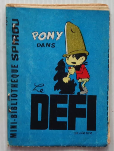 Mini Story No 184 Pony The Challenge Spirou No 1328 of Gieter 1963