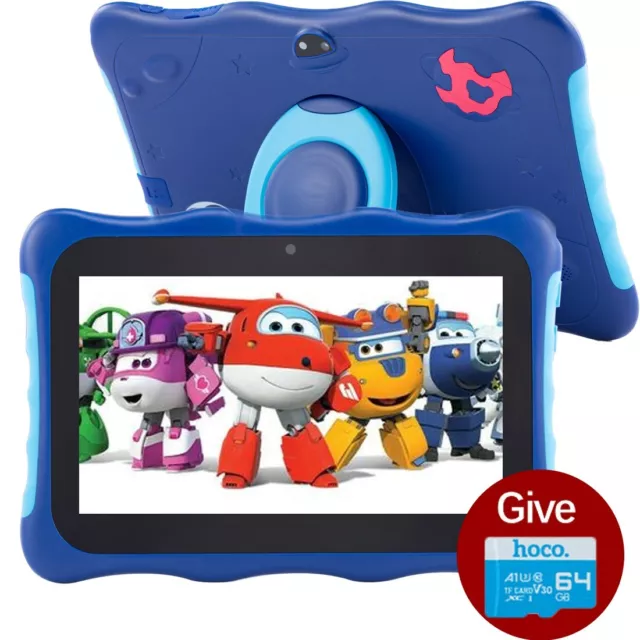 Kids Kinder Tablet Android 32GB/64GB-SD 7 Zoll Quad Core WIFI Bluetooth 2500mAh