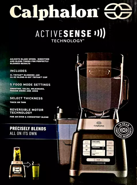 Calphalon Activesense Technology Automatic Adjusting Precision Blender Brand New