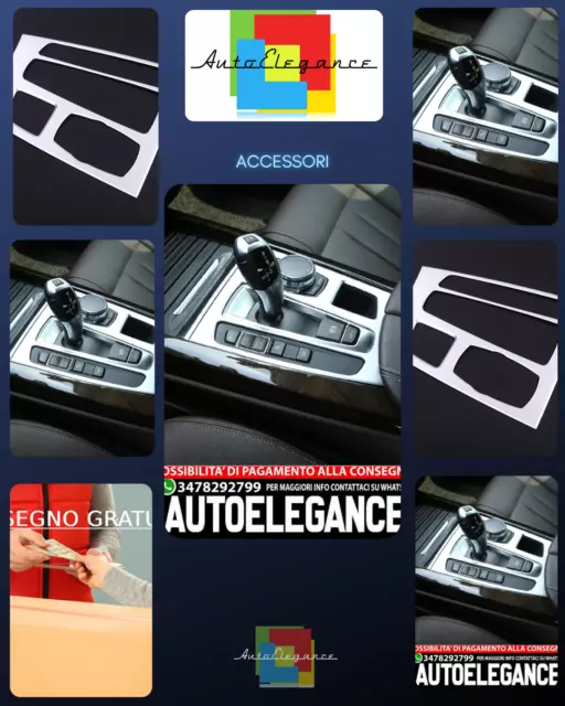 Per BMW X5 F15 e X6 F16 telaio cromato pannello del cambio console centrale