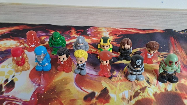 OOSHIES COMMON, RARE Marvel series Bundle x 13 Iron Man Tony