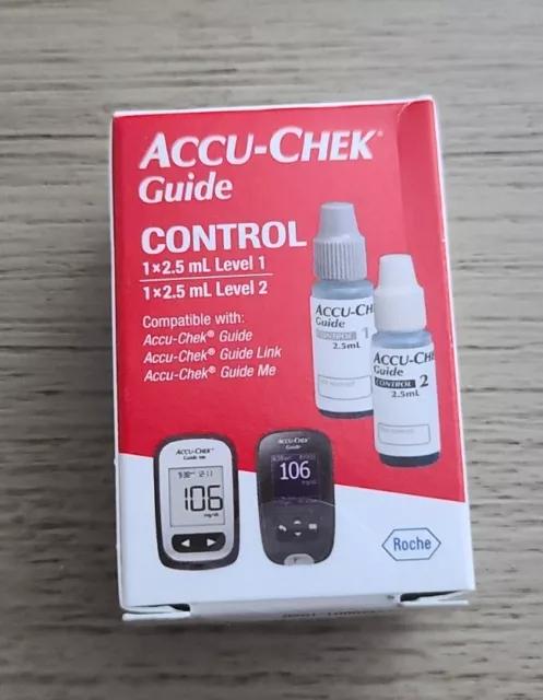 Solución de control de glucosa en sangre Accu-Chek Guide [Nivel 1 y Nivel 2] expira 04/24. #1