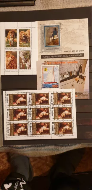 Briefmarken Blöcke Aus Aller Welt Gestempelt Konvolut