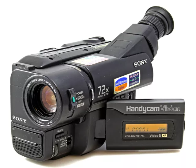 Xr Sony 72x Handycam Vision Sony Ccd Tr427e Sony Super Video