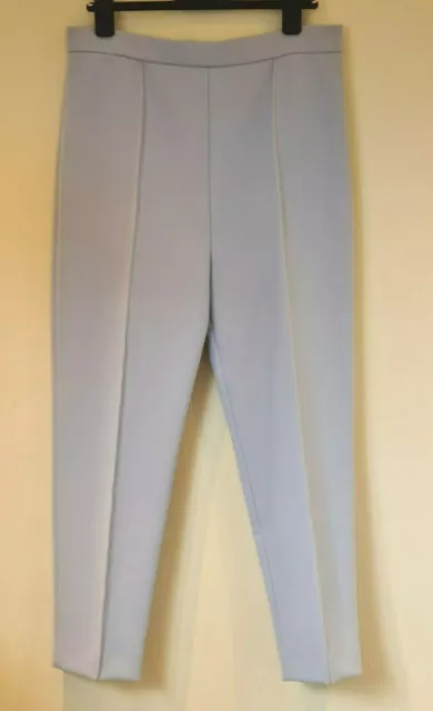 MARNI grey Italian cropped tailored Capri straight Trousers Size 44 UK 14 New