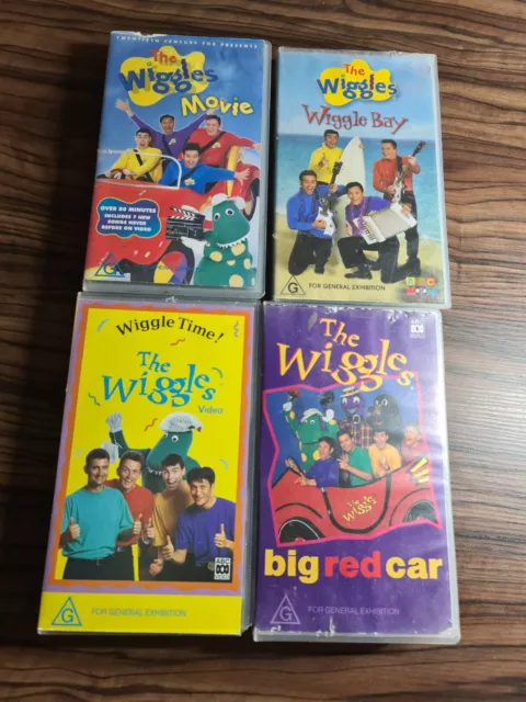 VINTAGE WIGGLES VHS Tapes. ABC Kids Original Cast Bulk Lot 4x $43.00 ...
