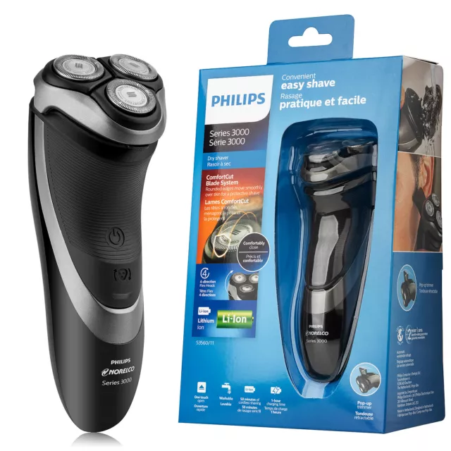 For Philips Electric Shaver S3560/11 with Pop-up Trimmer &Turbo Function Shaver