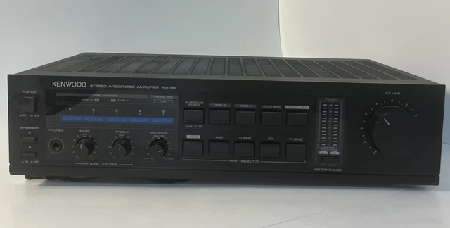 Ampli Intégré Stéréo Kenwood KA-52 – 60 Watts RMS, 4 Sorties HP – Son Vintage Puissant