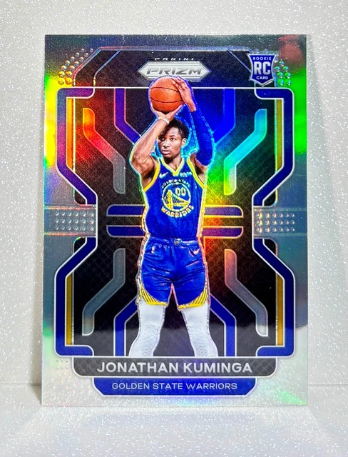 JONATHAN KUMINGA 21-22 Prizm Silver Rookie Card PSA 9 Golden State