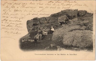 CPA VAILLY-sur-AISNE Les rochers de St-mard (157741)