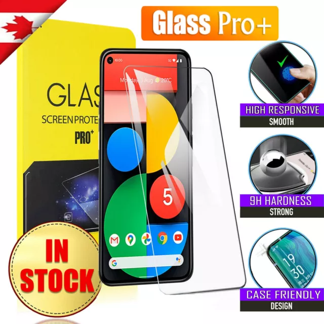 For Google Pixel 5 4a 5G 3a HD Tempered Glass LCD Screen Protector Film Guard