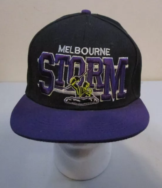 Melbourne Storm Cap Hat Rugby League Snapback  Embroidered Logo NRL