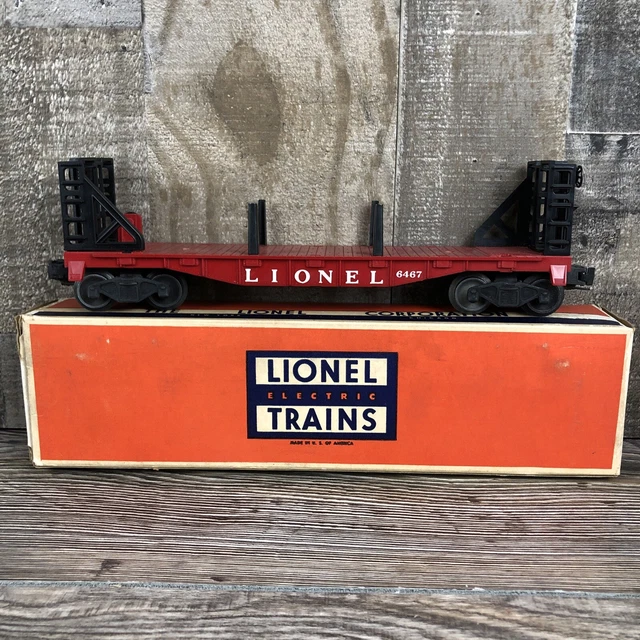VINTAGE LIONEL MISCELLANEOUS Flatbed Train Car 6467 O Gauge Scale Toy