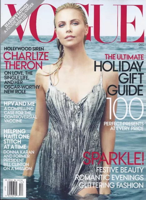 Vogue Magazine Charlize Theron Fashion Holiday Gift Guide Festive Beauty 2011 .