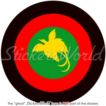 PAPUA NEW GUINEA AirForce Aircraft Roundel Papuan Vinyl Sticker Decal 100mm(4")