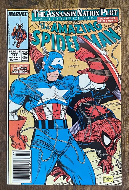 Amazing Spider-Man #323 - NEAR MINT 9.8 NM - Todd McFarlane - Newsstand Ed.
