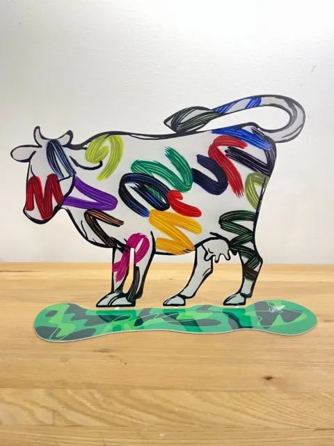 Sculpture Pop art en Métal Vache " Nava " par DAVID GERSTEIN