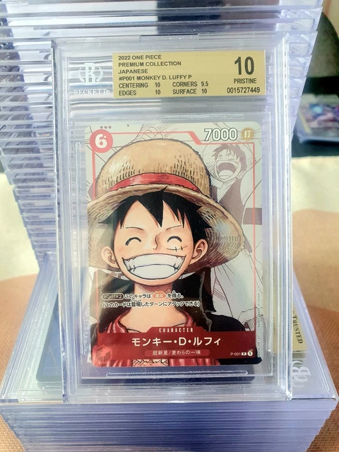 ONE PIECE MONKEY D. Luffy 001 25th Anniversary Promo 2022 Japanese BGS