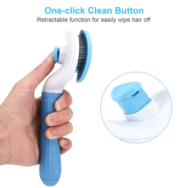 Depets Self Cleaning Slicker Brush, Dog Cat Bunny Pet Grooming Shedding... 3