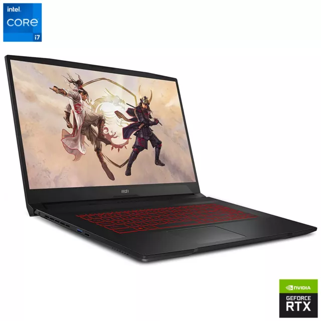 MSI GF66 Katana 144Hz Gaming Laptop: i7-12700H RTX 3050, 512GB 8GB, Warranty VAT