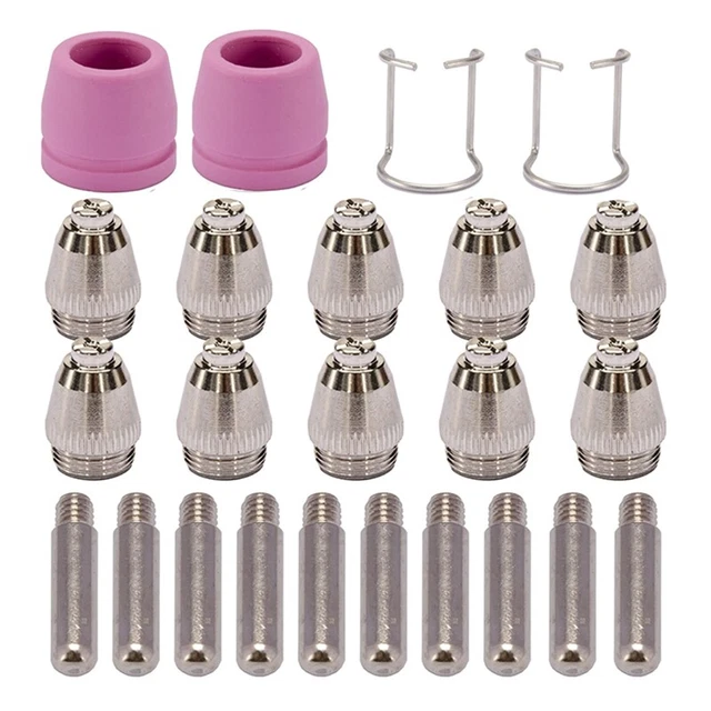 24 pz taglierina al plasma bruciatore da taglio ugelli di punta kit materiali di consumo S K3H3